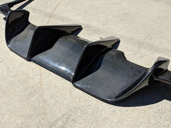 PhaseCarbon VSX Carbon Fiber Rear Diffuser - BMW M6 (F12 / F13)