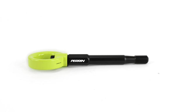 Perrin 13-20 & 2022 Subaru BRZ / 13-16 Scion FRS / 17-20 Toyota 86 Tow Hook Kit (Rear) - Neon Yellow