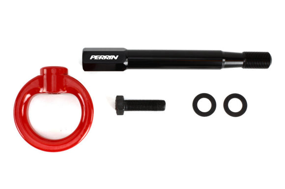 Perrin 14-19 Subaru Forester/Ascent Tow Hook Kit (Rear) - Red