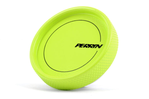 Perrin 02-21 Subaru WRX / 2022 BRZ & GR86 / 04-21 STI / 00-18 Forester XT Oil Fill Cap - Neon Yellow