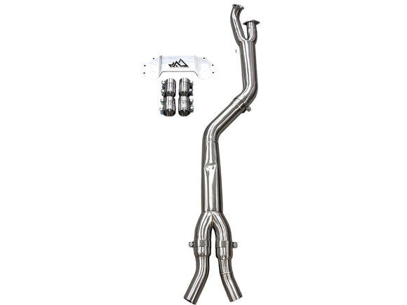 MAD BMW S58 4" Fat Boy Single Midpipe M3 M4 G80 G82