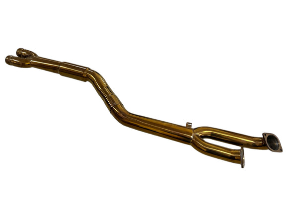 MAD BMW M3 M4 S58 G80 G82 Resonated Single Midpipe Titanium