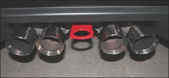 BK CORVETTE C-6 REAR TOW HOOK