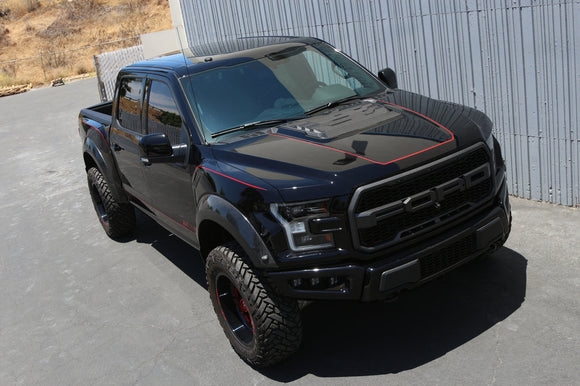 CARBON FIBER Raptor Hood Vent Ford Raptor 2017-Up