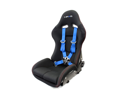 NRG 4PT 2in. Seat Belt Harness / Cam Lock - Blue