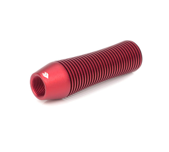 NRG Shift Knob Heat Sink Curvy Short Red