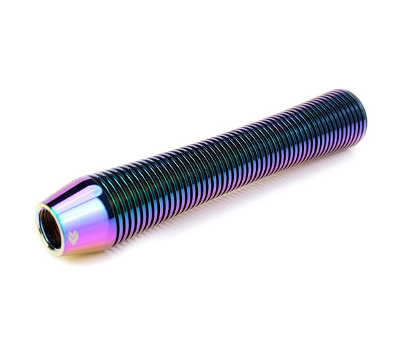 NRG Shift Knob Heat Sink Curved Long Neo Chrome