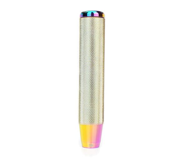 NRG Shift Knob Knurl Hidden Gem Long Neo Chrome