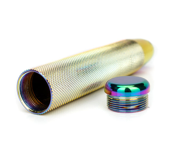 NRG Shift Knob Knurl Hidden Gem Long Neo Chrome