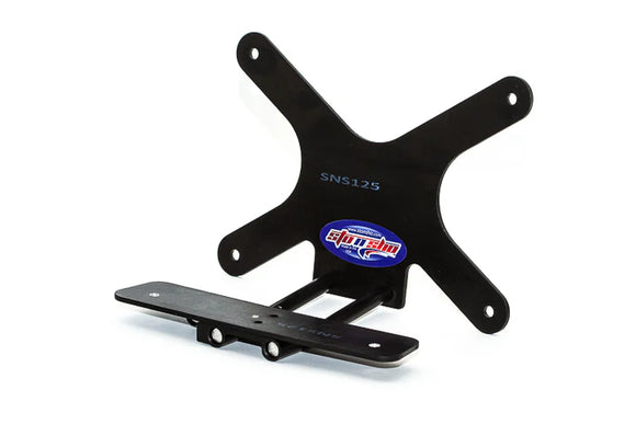 STO N SHO Front License Plate Bracket Fiat 124 Spider Classica | Lusso 2017-2019