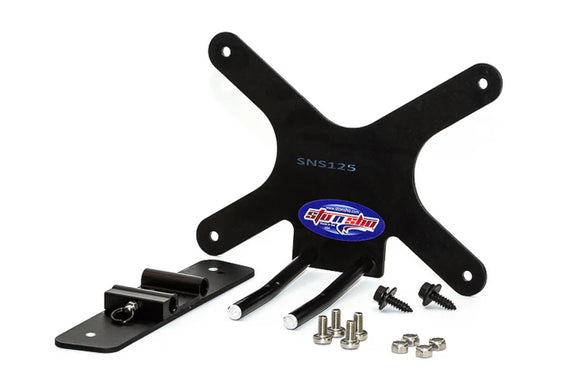 STO N SHO Front License Plate Bracket Fiat 124 Spider Classica | Lusso 2017-2019
