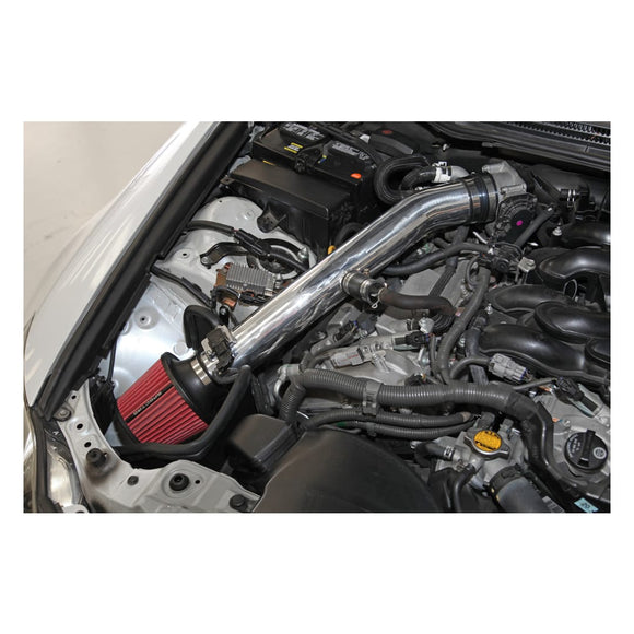 Spectre 06-12 Lexus IS250/IS350 V6-2.5/3.5L F/I Air Intake Kit - Polished w/Red Filter