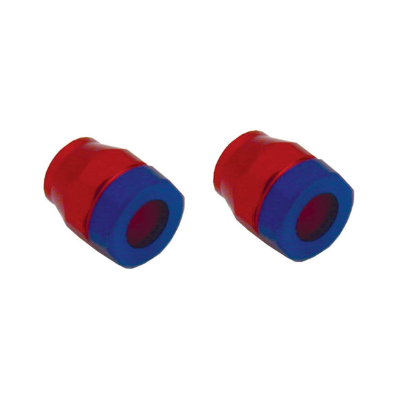 Spectre Magna-Clamp Hose Clamps 5/32in. (2 Pack) - Red/Blue