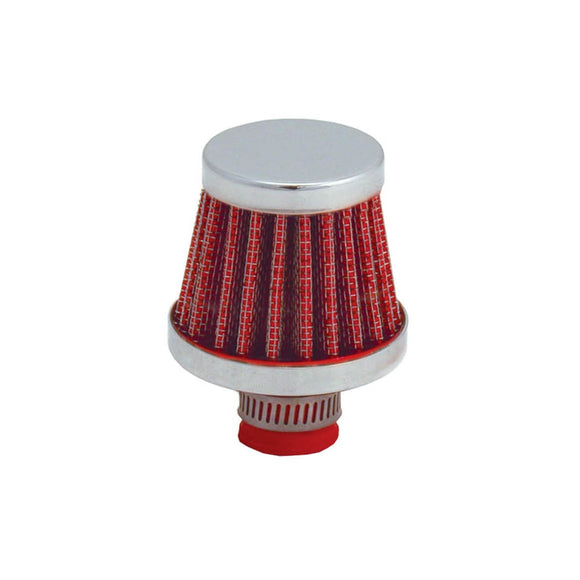Spectre Breather Filter 10mm Flange / 2in. OD / 1-3/4in. Height - Red