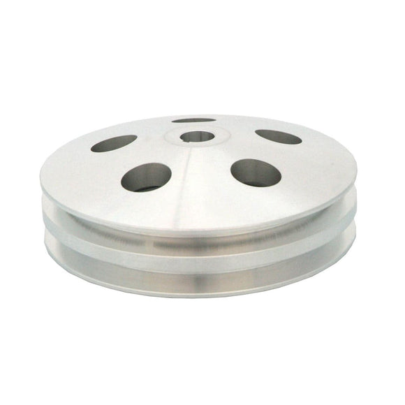 Spectre GM Keyway Double Groove Power Steering Pulley - Aluminum