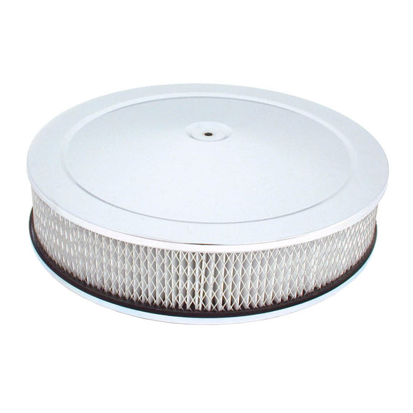 Spectre Air Cleaner 14in. x 3in. / Chrome - Paper