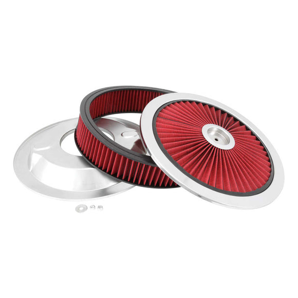 Spectre ExtraFlow HPR Air Cleaner Assembly 14in. x 3in. - Red
