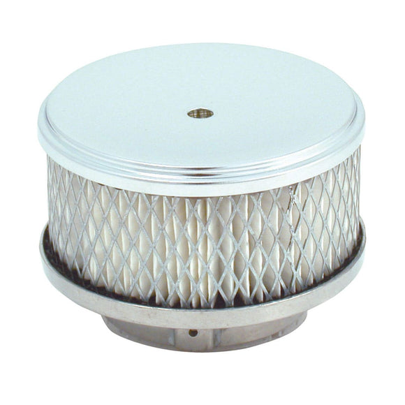 Spectre Air Cleaner 4in. x 2in. Chrome - Paper