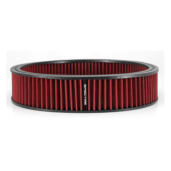 Spectre HPR Round Air Filter 14in. x 3in. - Red