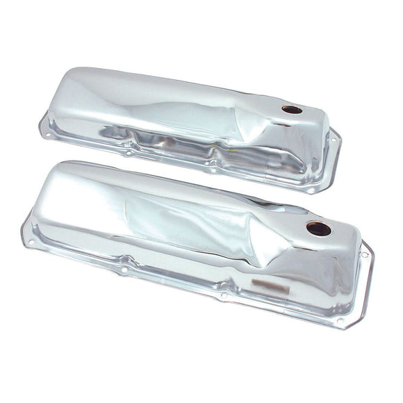 Spectre Ford 351C Valve Cover Set - Chrome