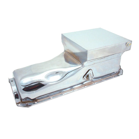 Spectre BB Chevy Oil Pan w/6 Qt. Capacity - Chrome