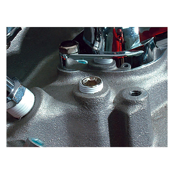 Spectre Pipe Plug Kit - Includes (2) 1/8in. / (2) 1/4in. / (2) 3/8in. / (2) 1/2in. Plugs - Chrome