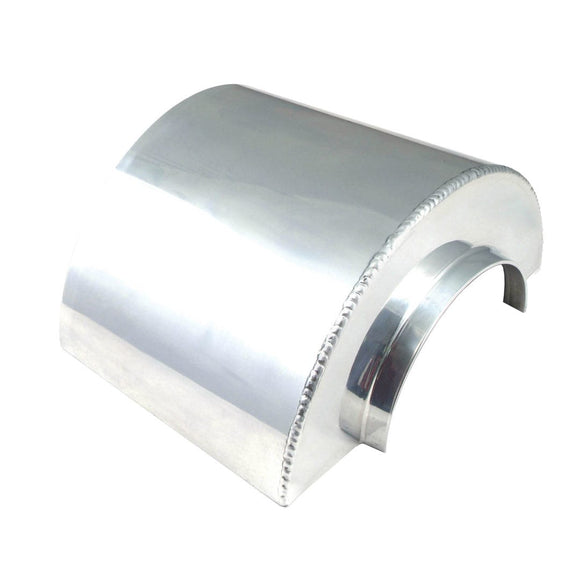 Spectre Air Filter Heat Shield (Short) 3in. - Polished Aluminum
