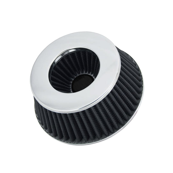 Spectre Adjustable Conical Air Filter 2-1/2in. Tall (Fits 3in. / 3-1/2in. / 4in. Tubes) - Black