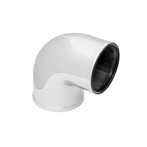 Spectre Universal Intake Elbow Tube (ABS) 3in. OD / 90 Degree - Chrome