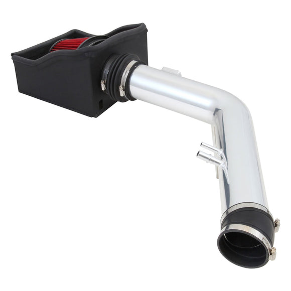 Spectre 11-14 Ford F250/350 V8-6.2L F/I Air Intake Kit - Polished w/Red Filter