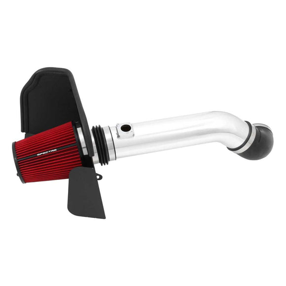 Spectre 11-13 GM 2500HD/3500HD V8-6.0L F/I Air Intake Kit - Polished w/Red Filter