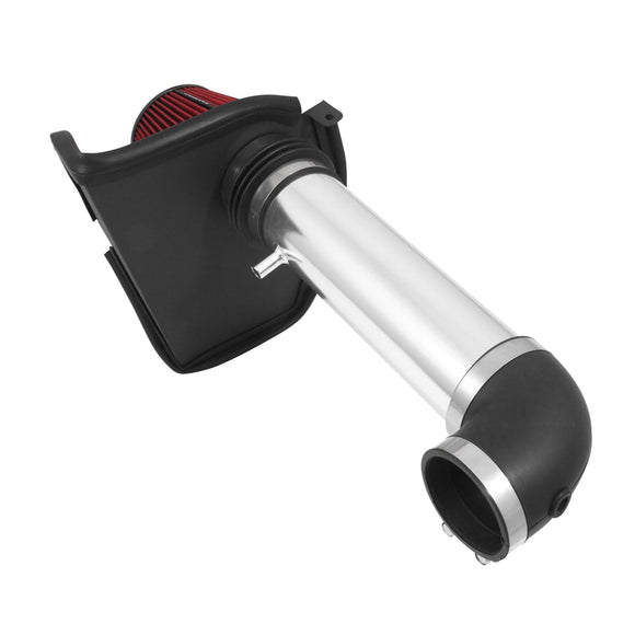 Spectre 11-17 Dodge Challenger/Charger 5.7L V8 Air Intake Kit - Polished w/Red Filter