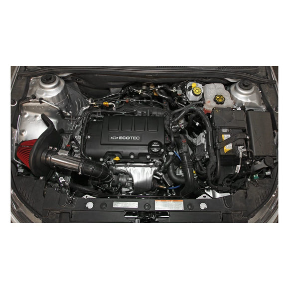 Spectre 11-15 Chevy Cruze 1.4L Air Intake Kit - Polished w/Red Filter