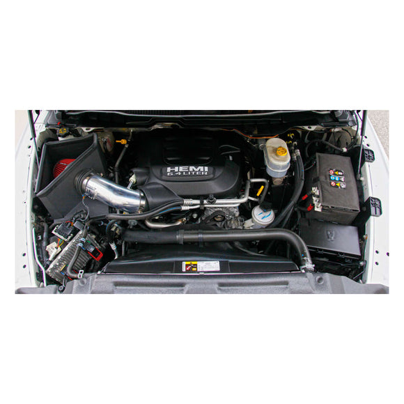 Spectre 14-18 RAM 2500/3500 6.4L Air Intake Kit - Polished w/Red Filter
