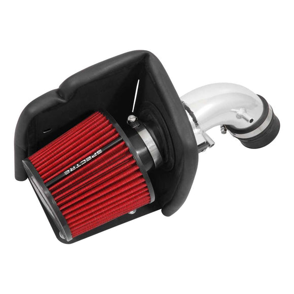 Spectre 08-16 Ford Fiesta 1.6L Air Intake Kit - Polished w/Red Filter