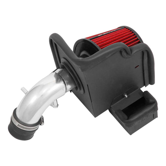 Spectre 08-16 Ford Fiesta 1.6L Air Intake Kit - Polished w/Red Filter