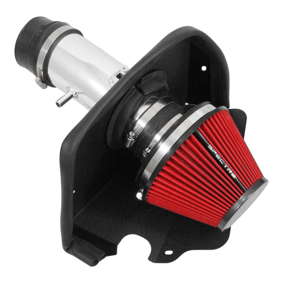 Spectre 09-17 Nissan Maxima V6-3.5L F/I Air Intake Kit - Polished w/Red Filter