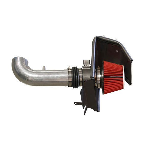 Spectre 08-10 Cadillac CTS V6-3.6L F/I Air Intake Kit - Polished w/Red Filter