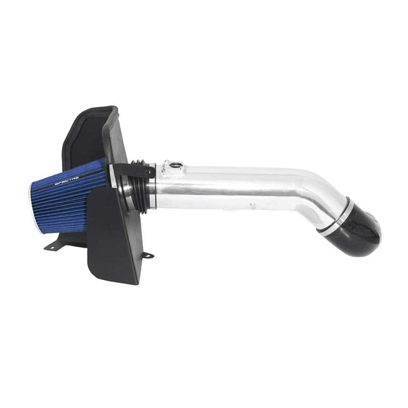 Spectre 09-12 GM Truck V8-4.8/5.3/6.0L F/I Air Intake Kit - Polished w/Blue Filter
