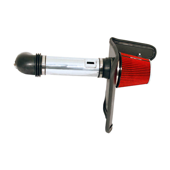 Spectre 12-13 Chevy Camaro V6-3.6L F/I Air Intake Kit - Polished w/Red Filter