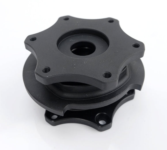 NRG Quick Release SFI SPEC 42.1 - Matte Black Body / Matte Black Ring
