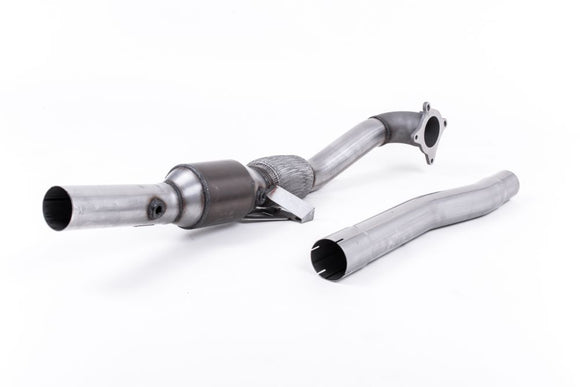 MILLTEK LARGE BORE DOWNPIPE AND HI-FLOW SPORTS CAT AUDI TT MK2 2006 2011 MUST BE