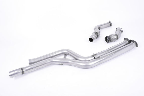 MILLTEK LARGE-BORE DOWNPIPE AND DE-CAT BMW 3 SERIES 2014 2020 FITS WITH MILLTEK