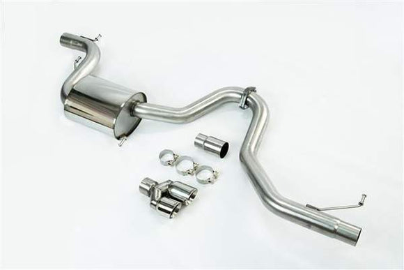 MILLTEK CAT-BACK VOLKSWAGEN JETTA 2011 2020 FOR FITMENT TO OE DOWNPIPE. TWIN POL