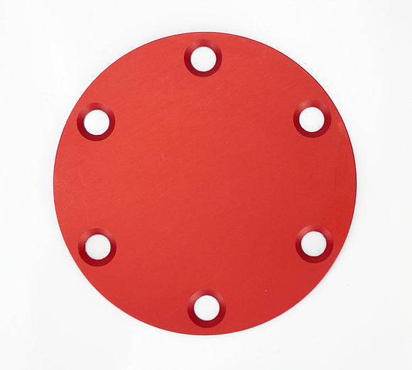 NRG Horn Delete Plate Laser Logo - Red