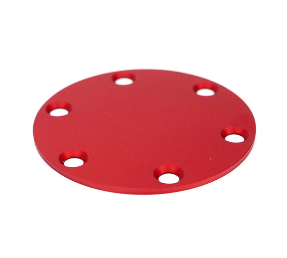 NRG Horn Delete Plate Laser Logo - Red