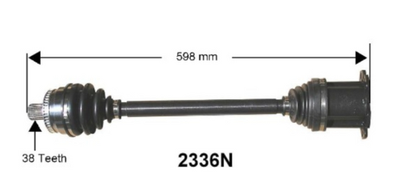 Front Axle Assembly (Left) - Audi / B6 / A4 / Quattro