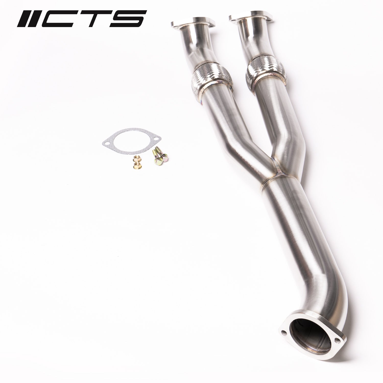 CTS TURBO NISSAN R35 GT-R Y-PIPE/MID-PIPE CATLESS