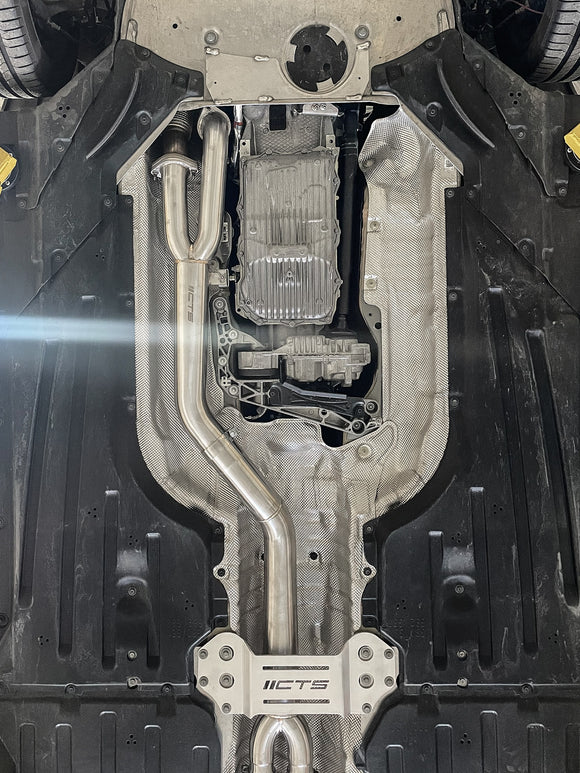 CTS Turbo BMW S58 G80 M3/G82/G83 M4 Single Mid Pipe with Brace