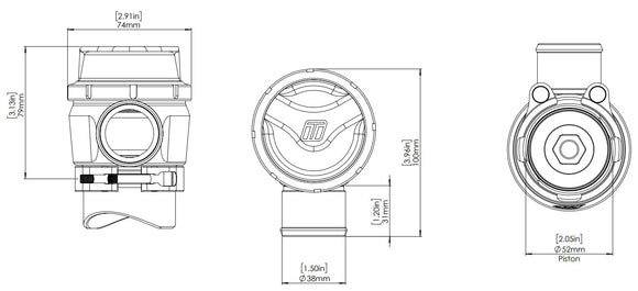Turbosmart BOV RacePort Plumb Back GenV Sleeper